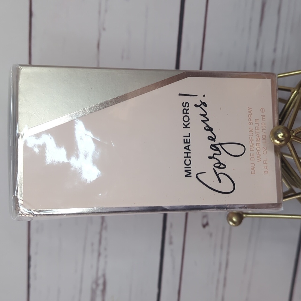 MICHAEL KORS Gorgeous Women's Eau de Parfum‎ 3.4 oz. 100 ml BRAND NEW SEALED - Picture 3 of 13